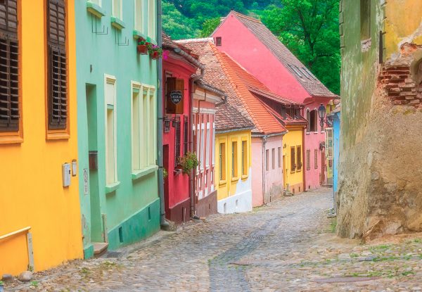 11 Colored Houses Sighisoara